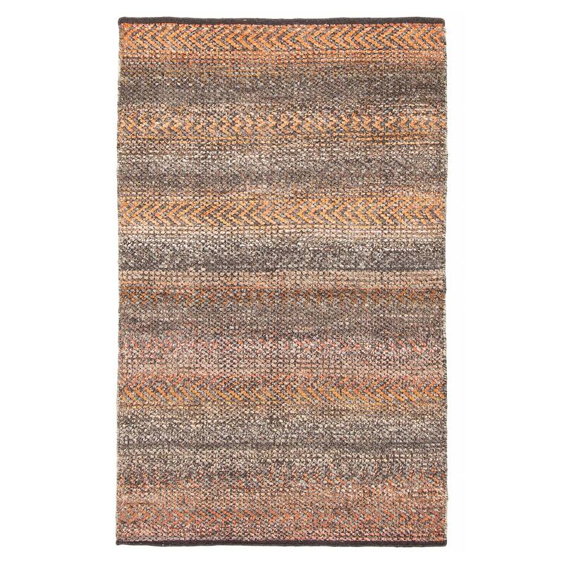 ECARPETGALLERY Hand-knotted Eternity Grey Wool Rug - 3'1 x 5'1 - Grey - 3'1 x 5'1