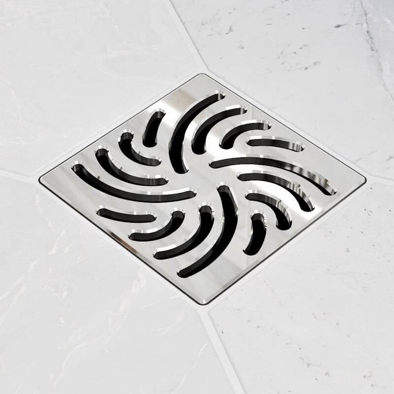 Ebbe America E4806-PC TWISTER - Polished Chrome - Unique Drain Cover - Polished Chrome
