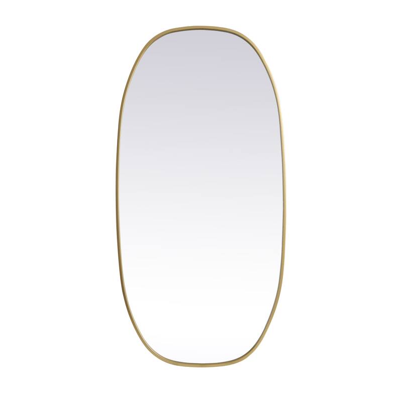 Elegant Lighting MR2B2448 Brynn 24" W x 48" H Oval Framed Bathroom
