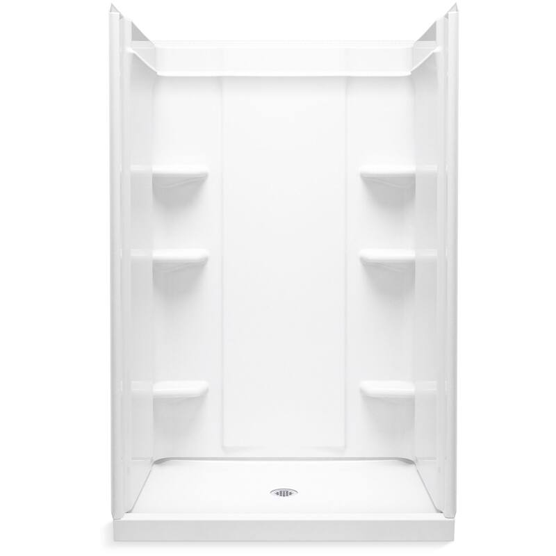 Sterling 72410100 Medley 75-1/2" High x 48" Wide Vikrell Shower Module - White