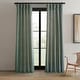 preview thumbnail 49 of 70, Exclusive Fabrics Raw Linen Weave Light Filtering Curtains for Bedroom & Living Room Curtains Pair - 2 Panel Drapes 50 X 96 - Teal Blue