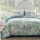 preview thumbnail 1 of 4, Greenland Home Fashions Pavona Enchanted Garden Quilt Set with Velvet Borders
