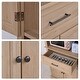 preview thumbnail 8 of 15, HOMCOM Traditional Freestanding Kitchen Pantry Cabinet Cupboard with Doors and Shelves, Adjustable Shelving