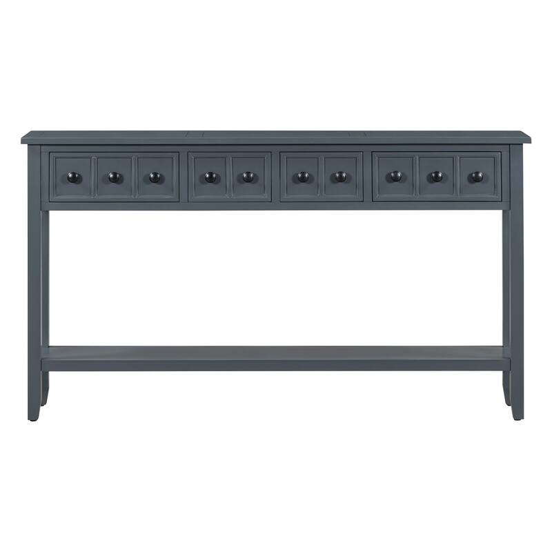 Multi-drawer entry console table