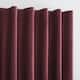 Sun Zero Evelina Faux Dupioni Silk Blackout Curtain Panel, Single Panel