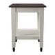 preview thumbnail 8 of 7, Cottonvile Two Tone Kitchen Cart on Casters by Greyson Living