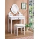 Roundhill Furniture Moniys Wood Moniya - Set Da Tavolo E Sgabello