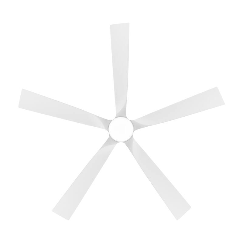 WINGBO 52" and 60" Solid Wood DC Motor Integrated LED Ceiling Fan with Remote