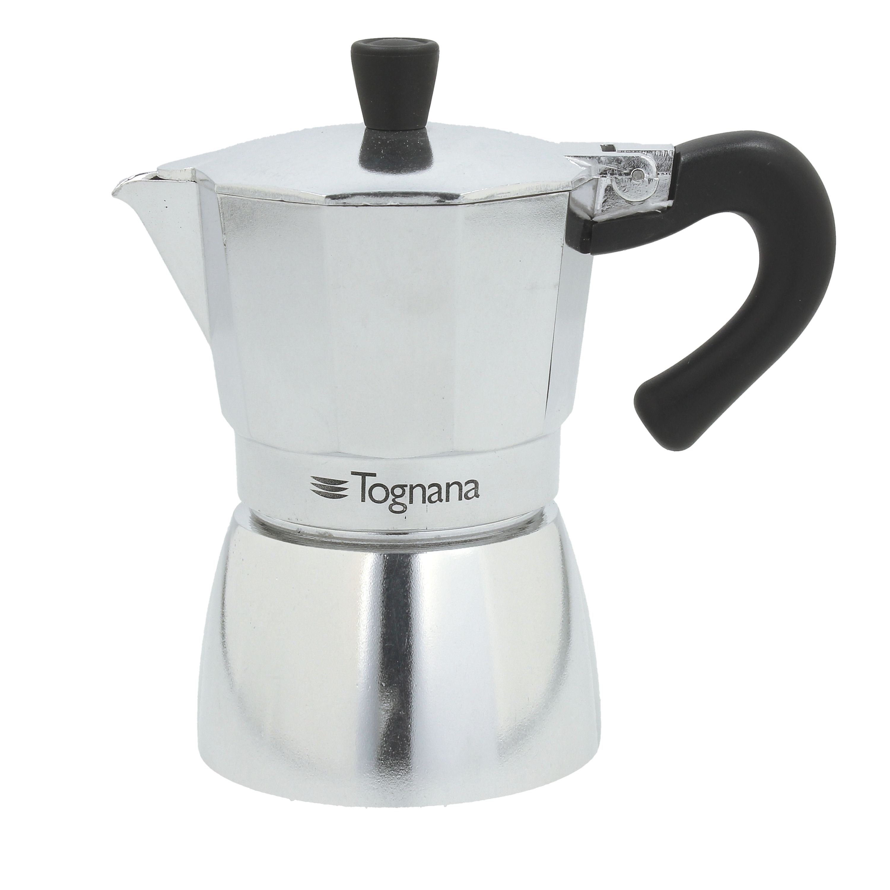 IMUSA GAU-18215 4 Cup Bistro Electric Espresso & Cappuccino Maker with Carafe Silver