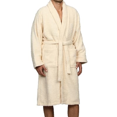 100% Cotton Soft Terry Adult Unisex Lightweight Bathrobe by Superior
