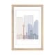 preview thumbnail 4 of 18, iCanvas "Calgary Skyline Poster Pastel" by Paul Rommer Natural - 24x16x1
