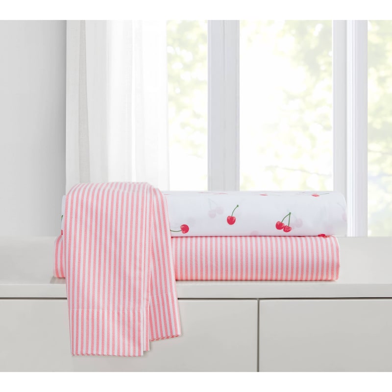 Poppy & Fritz Cotton Percale Printed Bed Sheet Sets