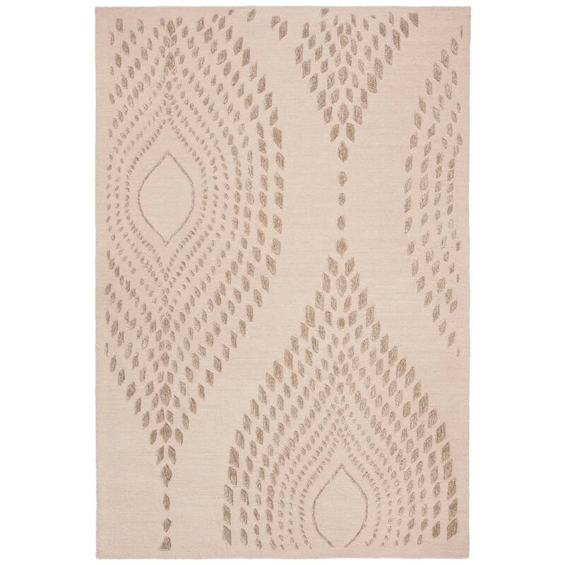 SAFAVIEH Handmade Bella Stacy Modern Floral Wool Rug