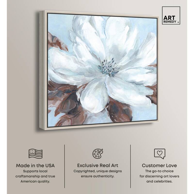 Delicate Blooms II Canvas by Art Remedy