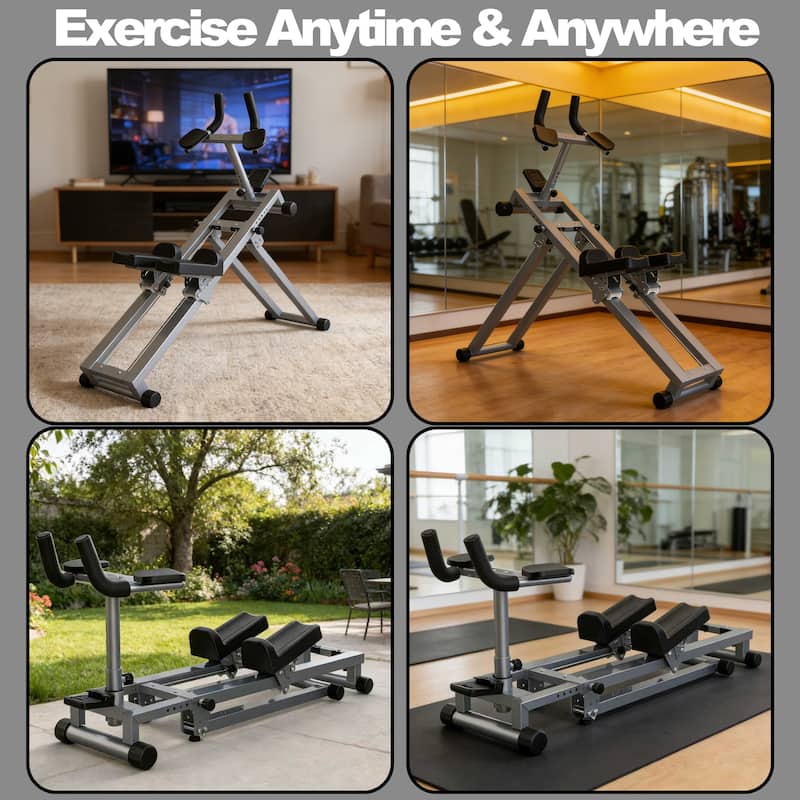 3-in-1 Spine Twist Stretcher & Stair Stepper Waist Trainer, Adjustable Back Stretcher Machine for Lower Back Exercise