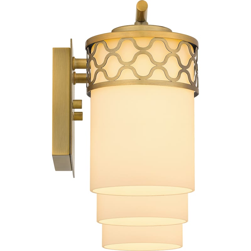 Tenley 3-Light Aged Brass Bath Light