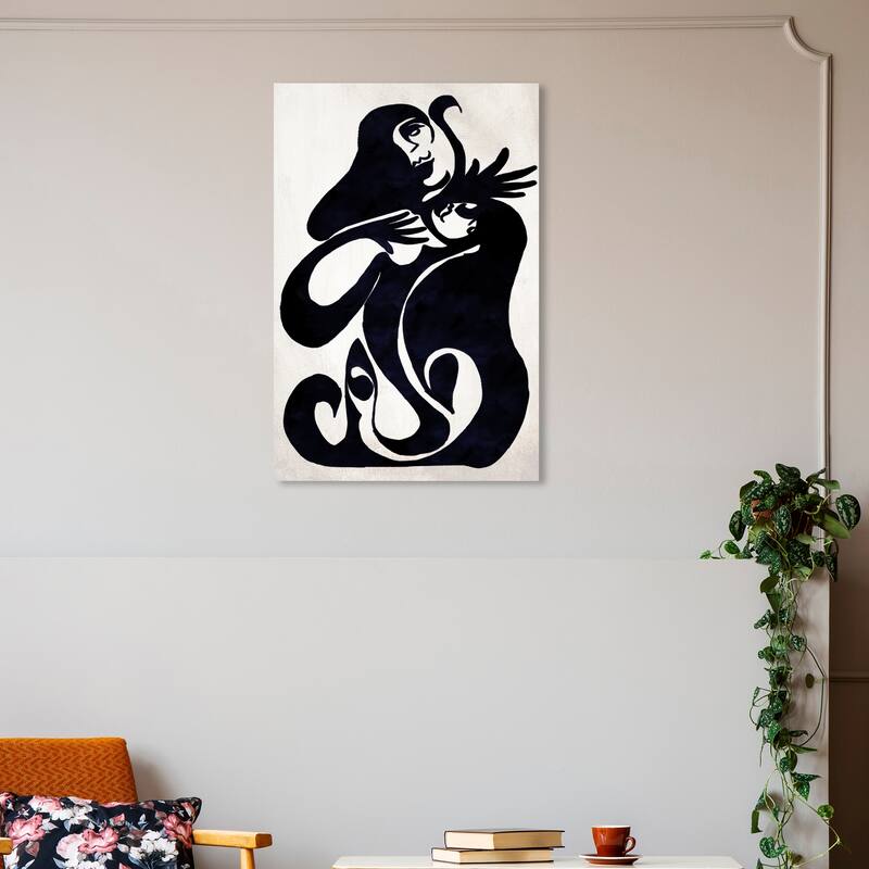 Wynwood Studio Canvas People and Portraits Faces III Black and Modern & Contemporary Wall Art Canvas Print - 30 x 20