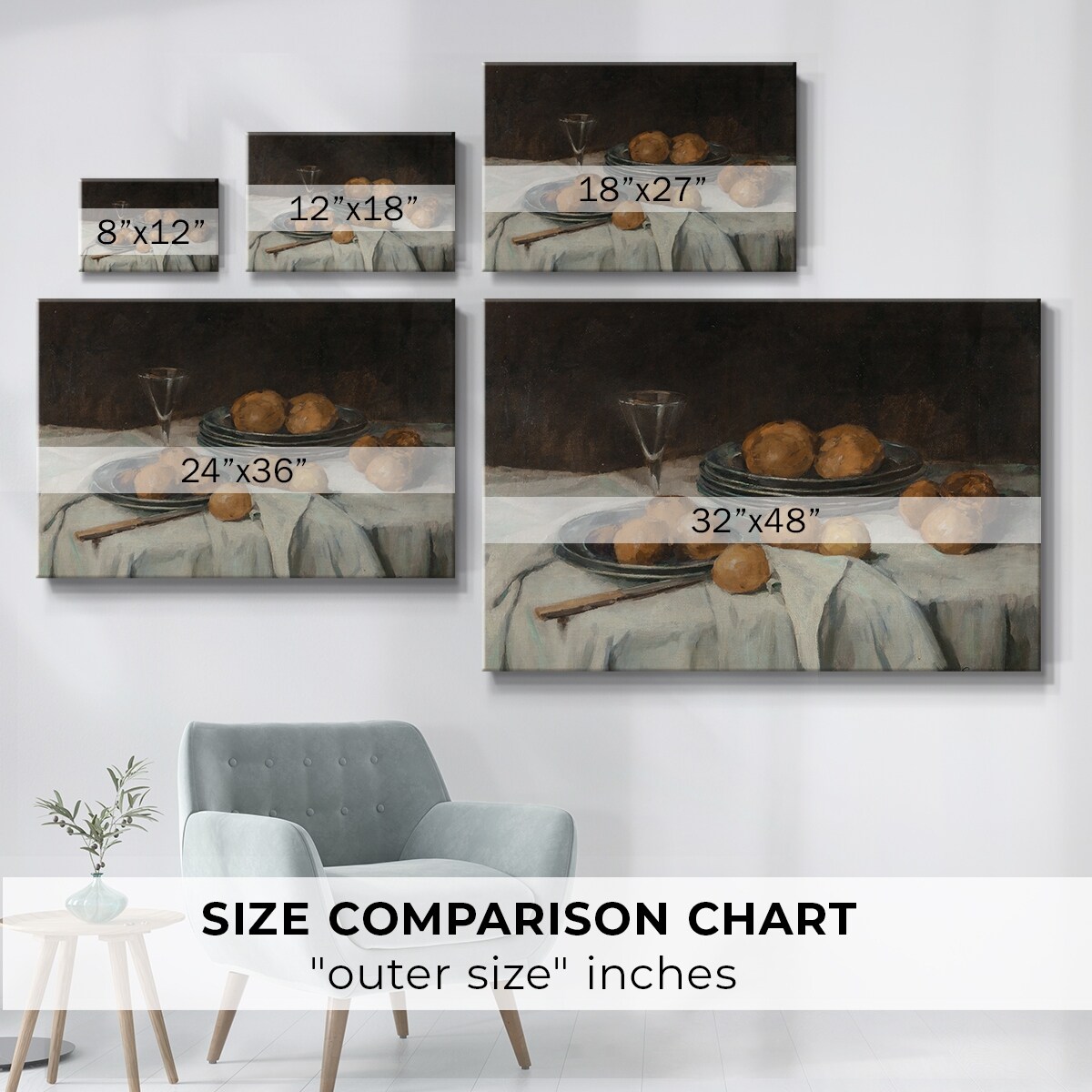 Vintage Botanical Print-LXXIV -Gallery Wrapped Canvas - Bed Vintage Botanical Print-LXXIV -Gallery Wrapped Canvas - Bed
