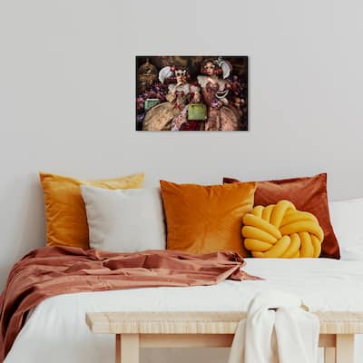 Wynwood Studio Canvas Fashion and Glam So Classy Glam Women Gold and Copper Rose Glam Wall Art Canvas Print