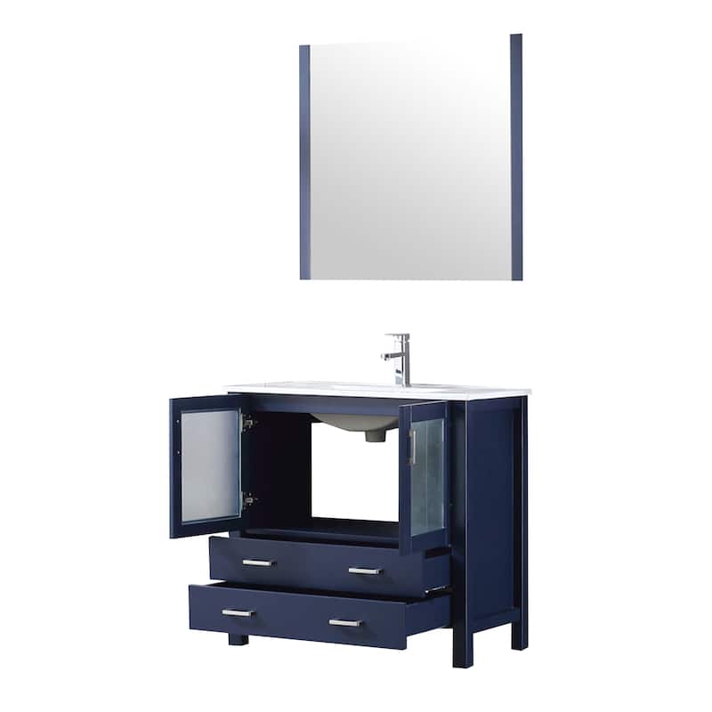 Lexora Volez 36 inch single Bathroom Vanity Complete Set With Faucet