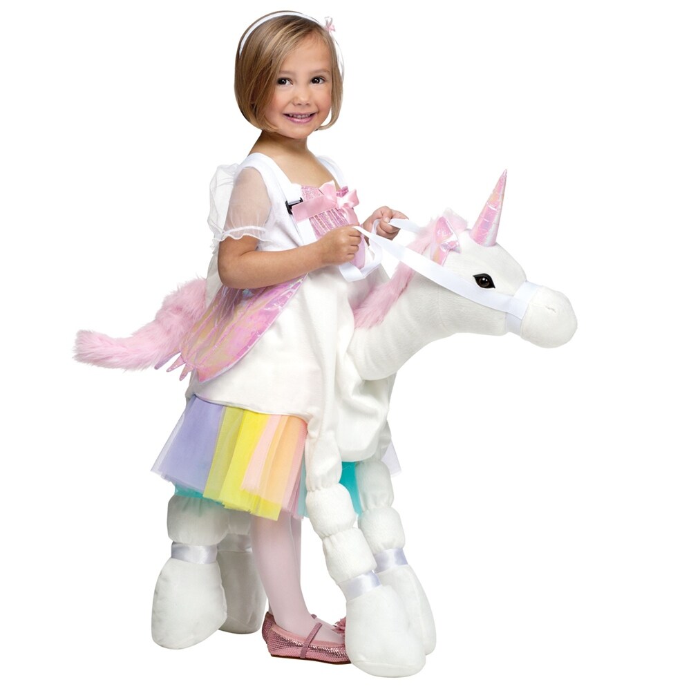 Shop Toddler Ride A Unicorn Mythical Animal Costume Sz 4 6 One Size Size 4 6 Overstock 18284206