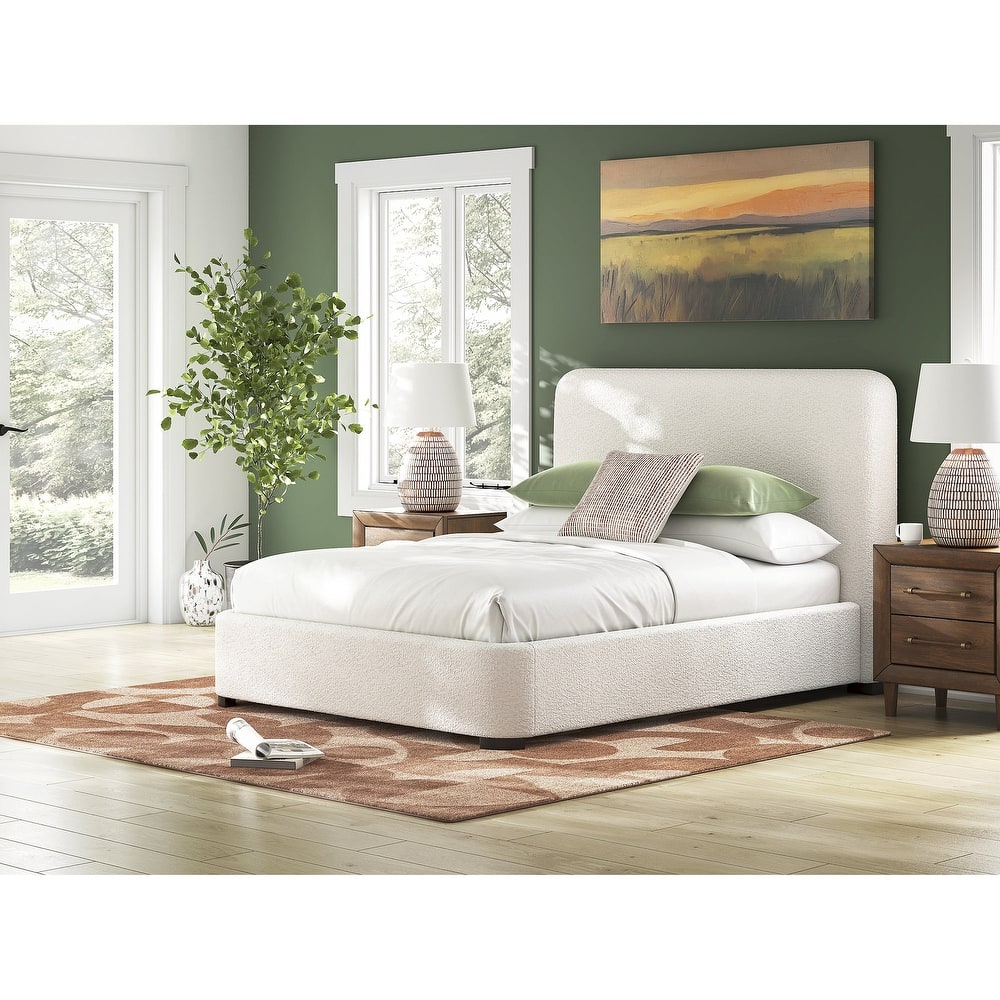 Signature Design by Ashley Whittgate Beige Upholstered Bed