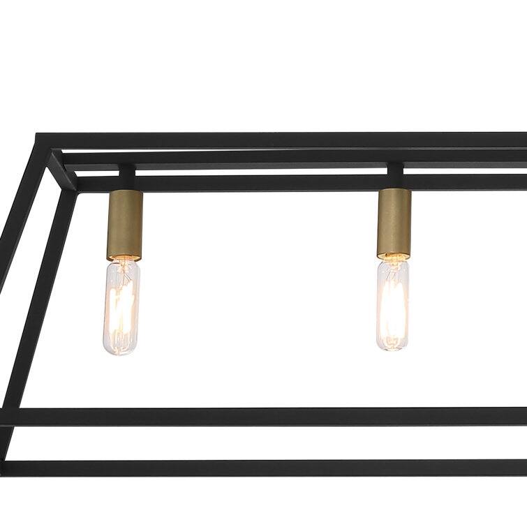7-light Large Modern Farmhouse Kitchen Island Lighting - 55''