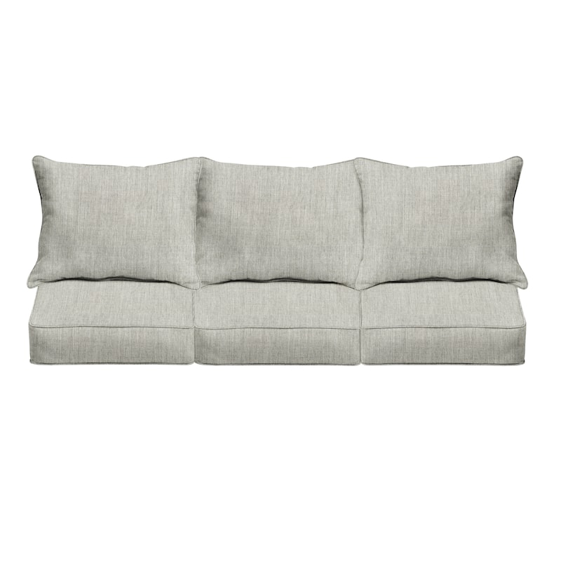 Sorra Home Sunbrella Outdoor Deep Seating Sofa Pillow and Cushion Set