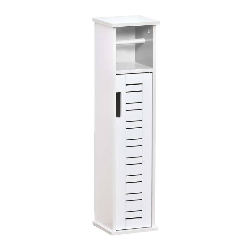 Toilet Paper Storage Cabinet with Dispenser Toilet Organizer - 7.2'L x 7.2"W x 29.9"H