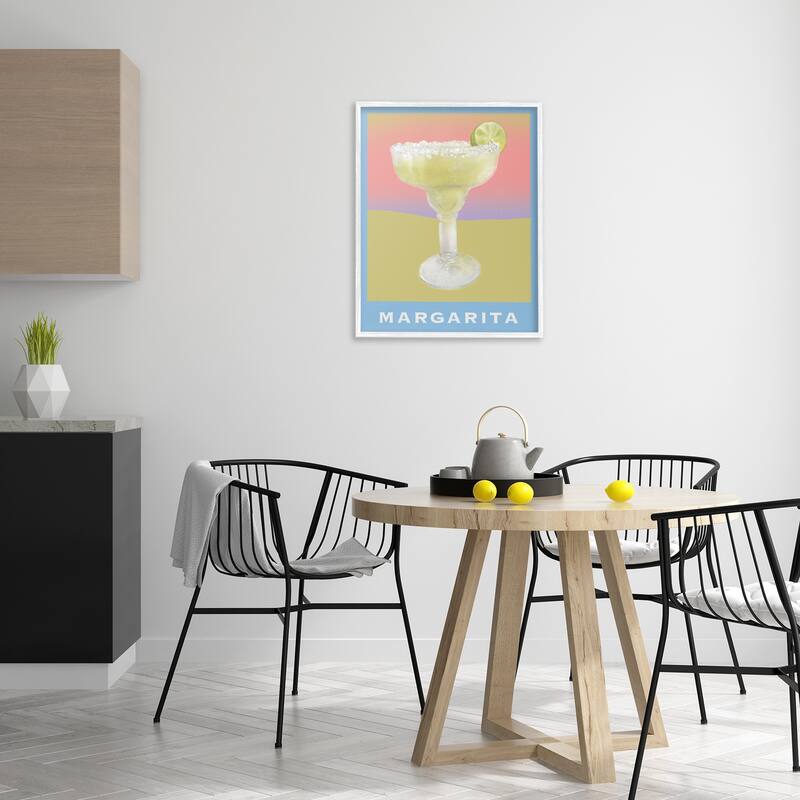 Stupell Margarita over Faded Gradient Framed Giclee Art Design By Matthew Piotrowicz