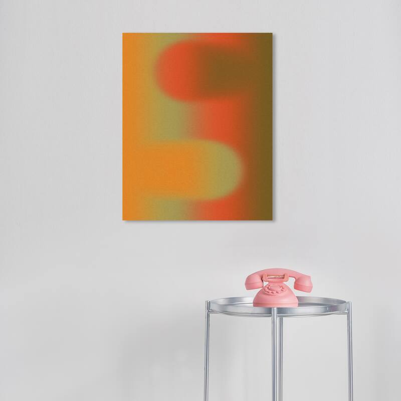Wynwood Studio Canvas Abstract Bouncing Sideways Red Modern & Contemporary Wall Art Canvas Print - 16 x 20
