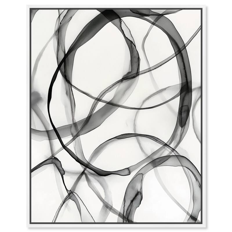 Dynamic Interplay II Canvas by Art Remedy - White - 24" x 30"
