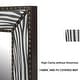preview thumbnail 37 of 35, Rectangle Rivet Decorative Wall Hanging Mirror