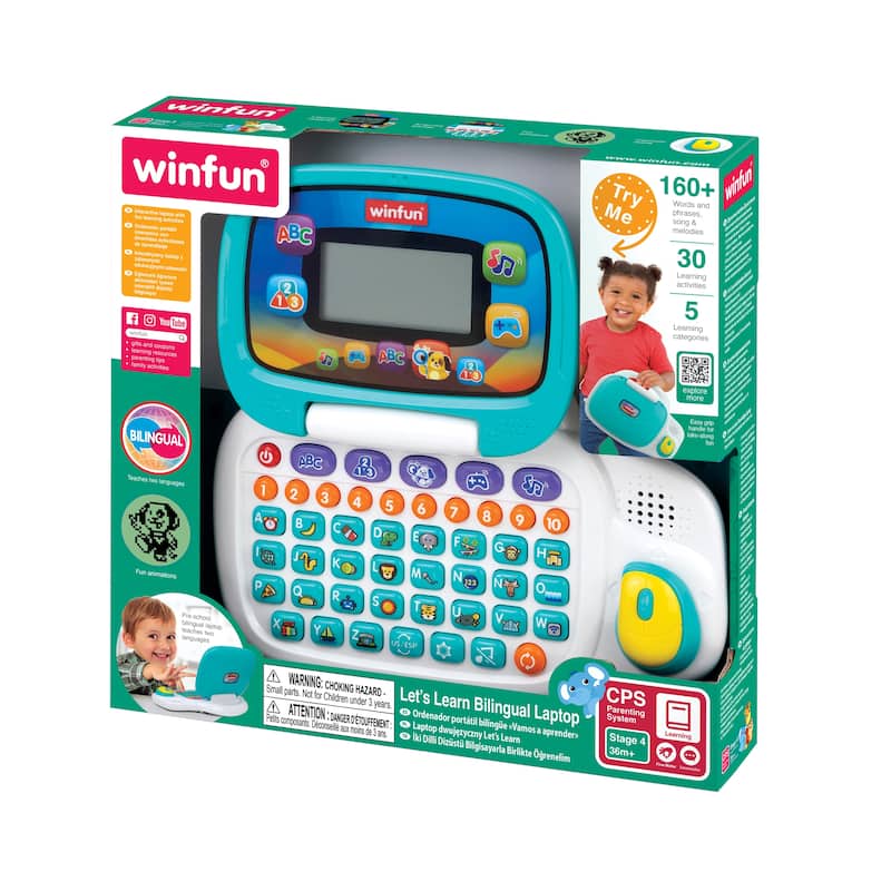 Portable Bilingual Learning Laptop