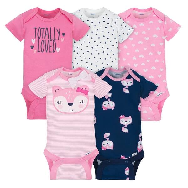 Shop Gerber Baby Girls 19 Piece Essentials Gift Set Pink Fox