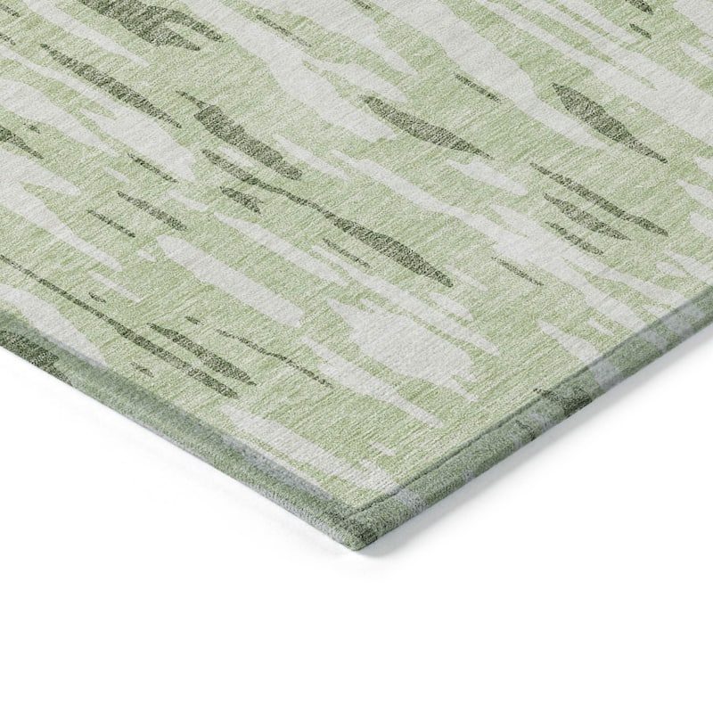 HomeRoots Abstract Transitional Rectangle Outdoor Rug