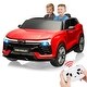 preview thumbnail 4 of 38, 24V Kids Ride on Car 2 Seater, Licensed Chevrolet Blazer Battery Powered Electric Vehicles Car Ride on Toys - 46.5x24.4x15in