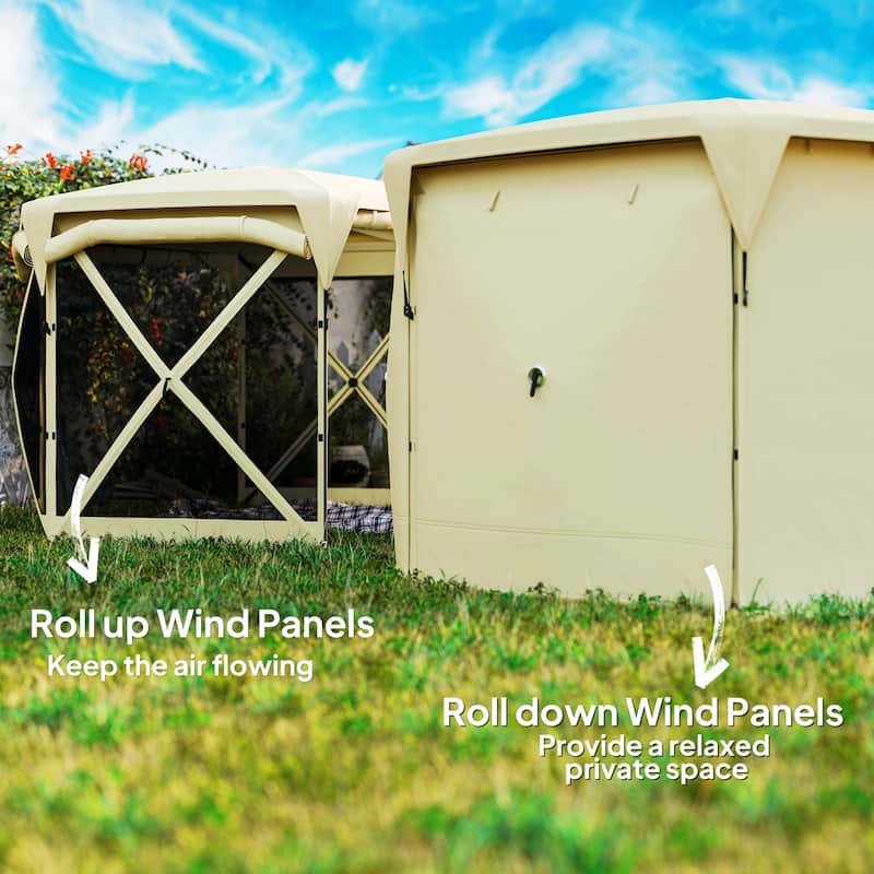 Oxford Fabric Pop-Up Gazebo Tent for 10-12 Persons
