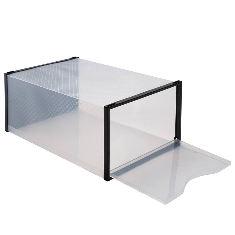 Simplify Set of 12 Stackable Shoe Boxes - 13.15"x 9"x 5.7"