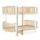 preview thumbnail 16 of 18, Modern Twin over Twin Size Wooden Bunk Bed with Fence Guardrail and Drawer for Kids/Teens/Adults Bedroom