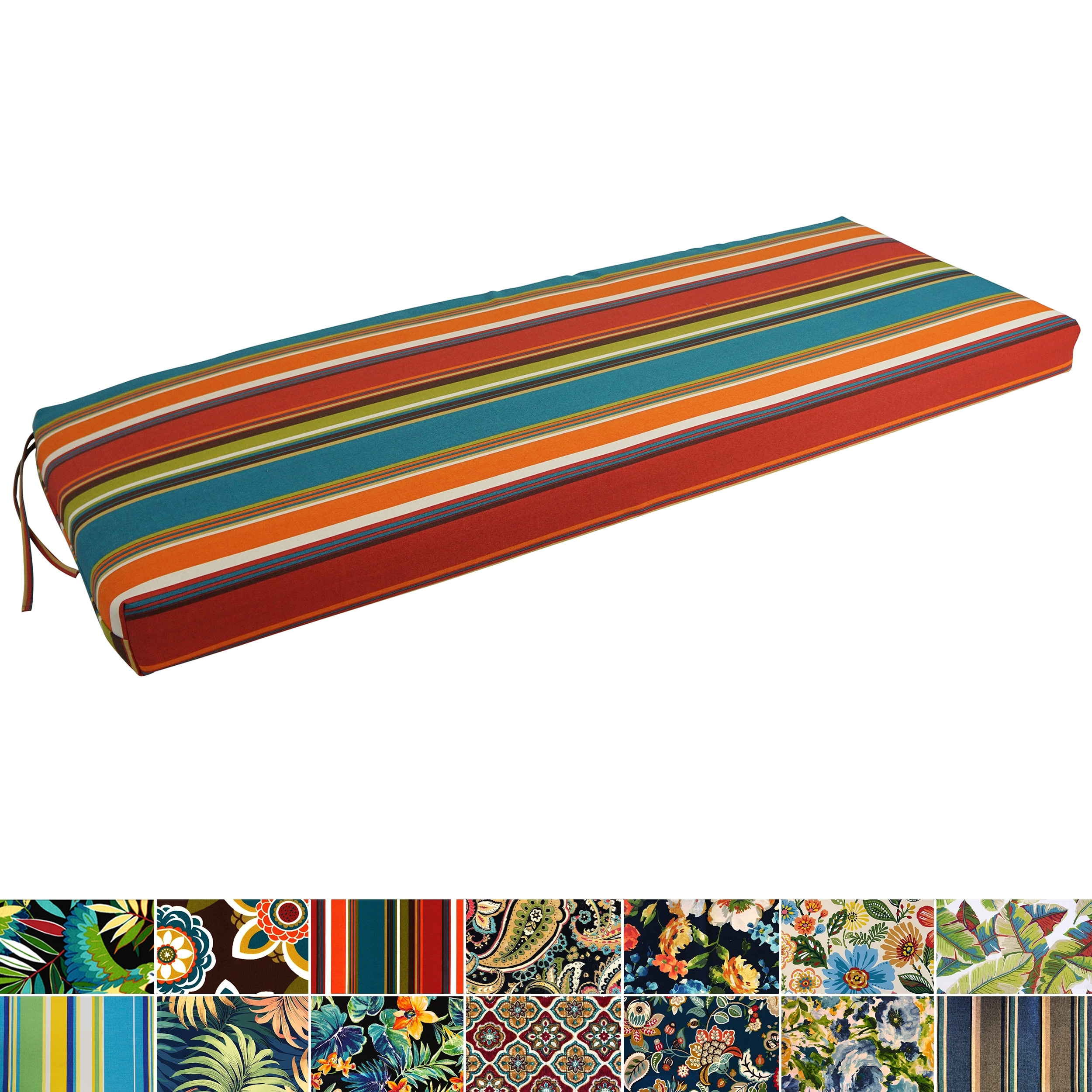 Blazing Needles 63-inch All-Weather Bench Cushion - 63 x 19