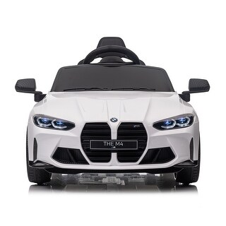 Kids BMW Electric Ride-On Car with Front and Rear Lights, Music, and High/Low Speed, Ages 3-8