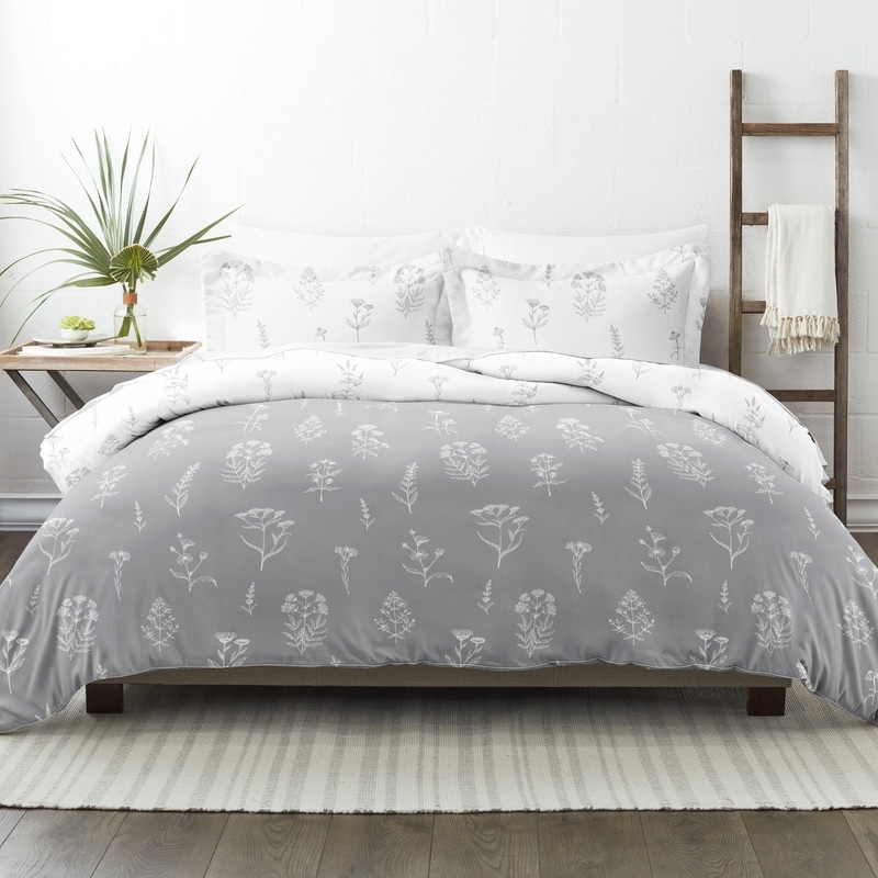 Modern Rustic Pattern 3-Piece Reversible Duvet Cover Set