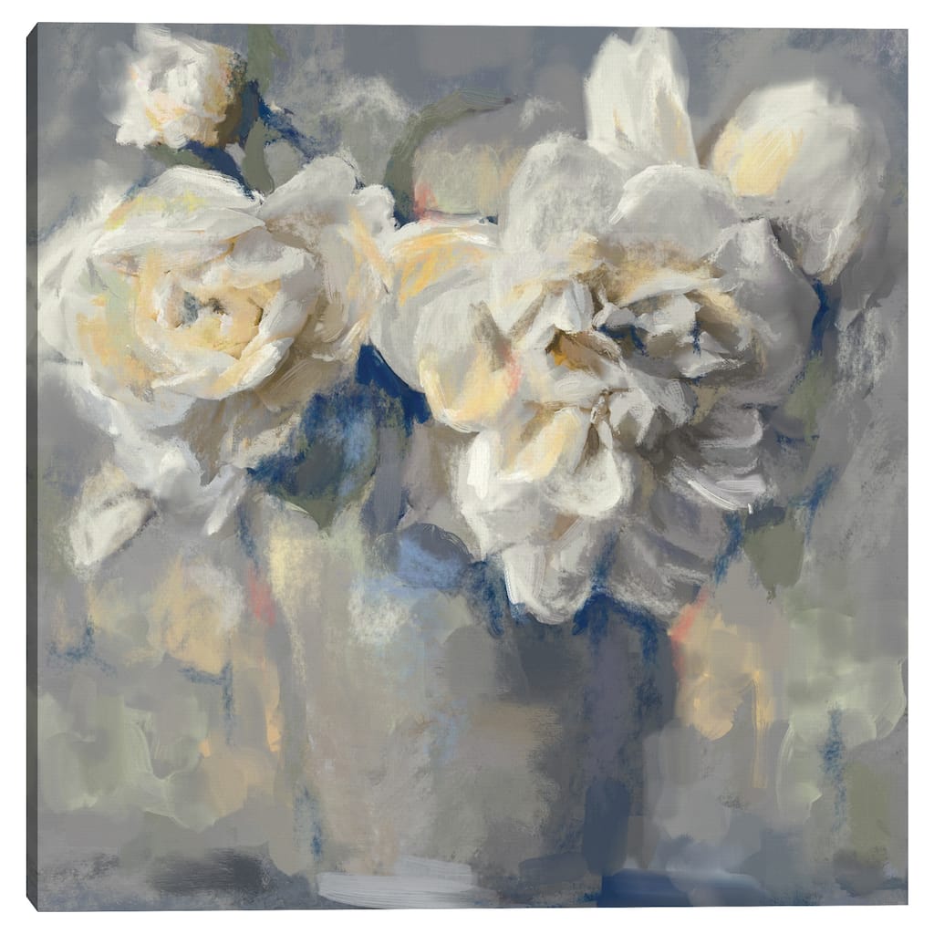 Potted Petals by Studio Arts Canvas Art Print