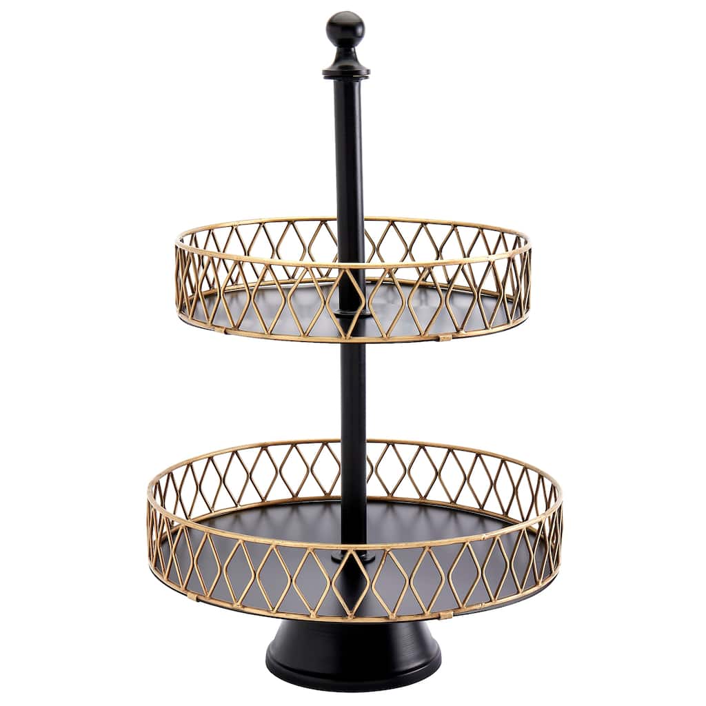 Tabletops Gallery 12" Future Lux Two Tier Stand
