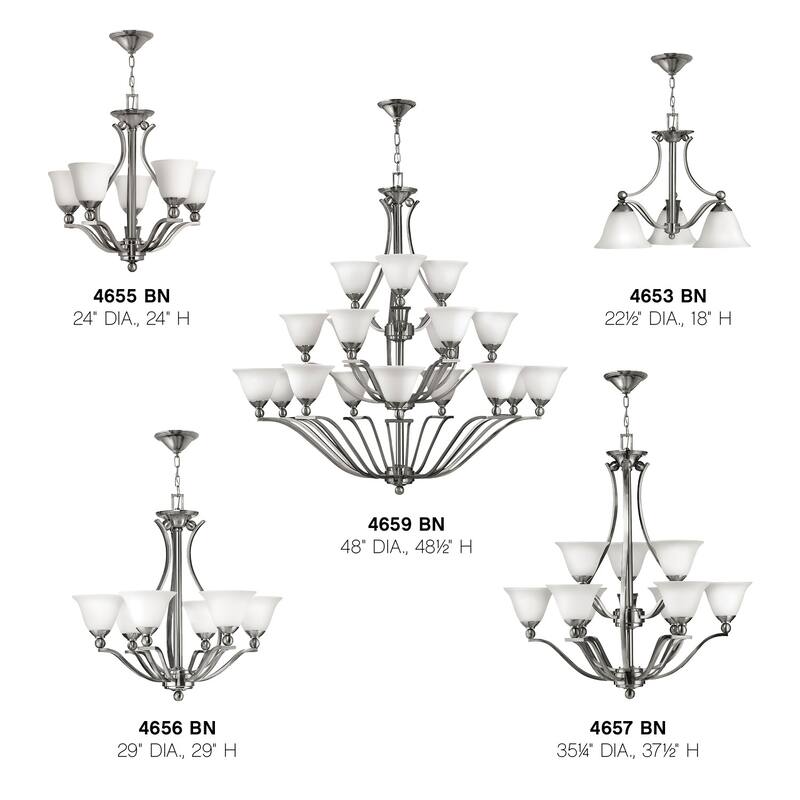 Hinkley Lighting Bolla 5 Light 1 Tier Chandelier from the Bolla