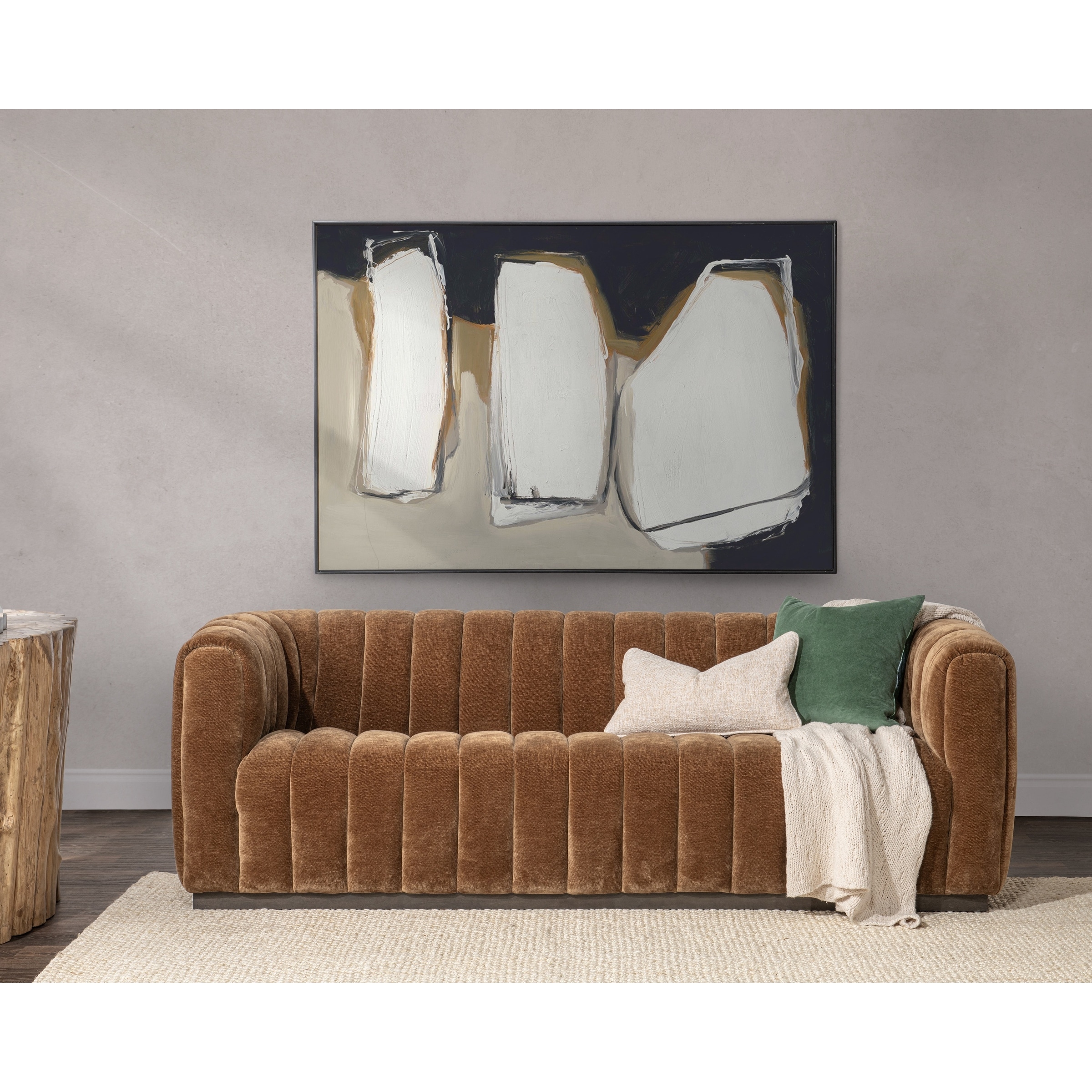 Classic Home Vanty Upholstered Fabric Sofa