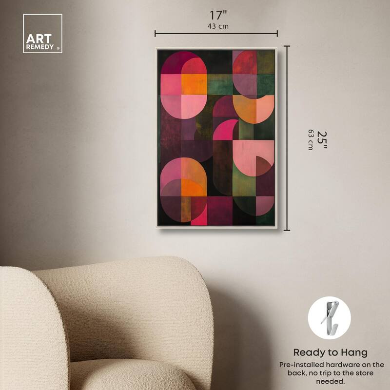 Bauhaus Romance Canvas by Art Remedy