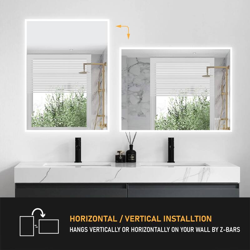 Modern Wall Mounted LED Bathroom mirror