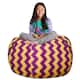 Option Pattern Chevron Purple and Yellow